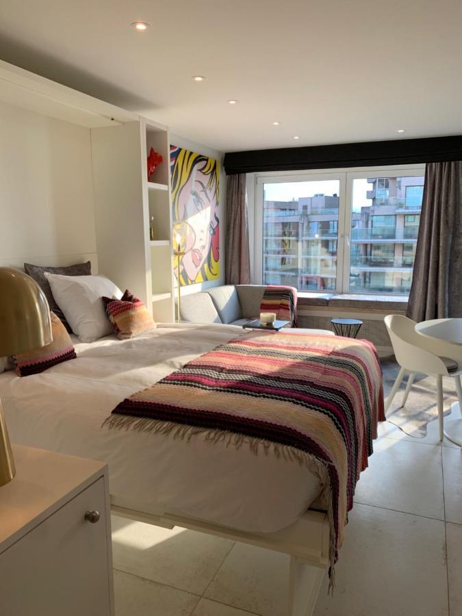 Luxe Studio/Suite Met Zeezicht En Volle Zon 克诺克－海斯特 外观 照片