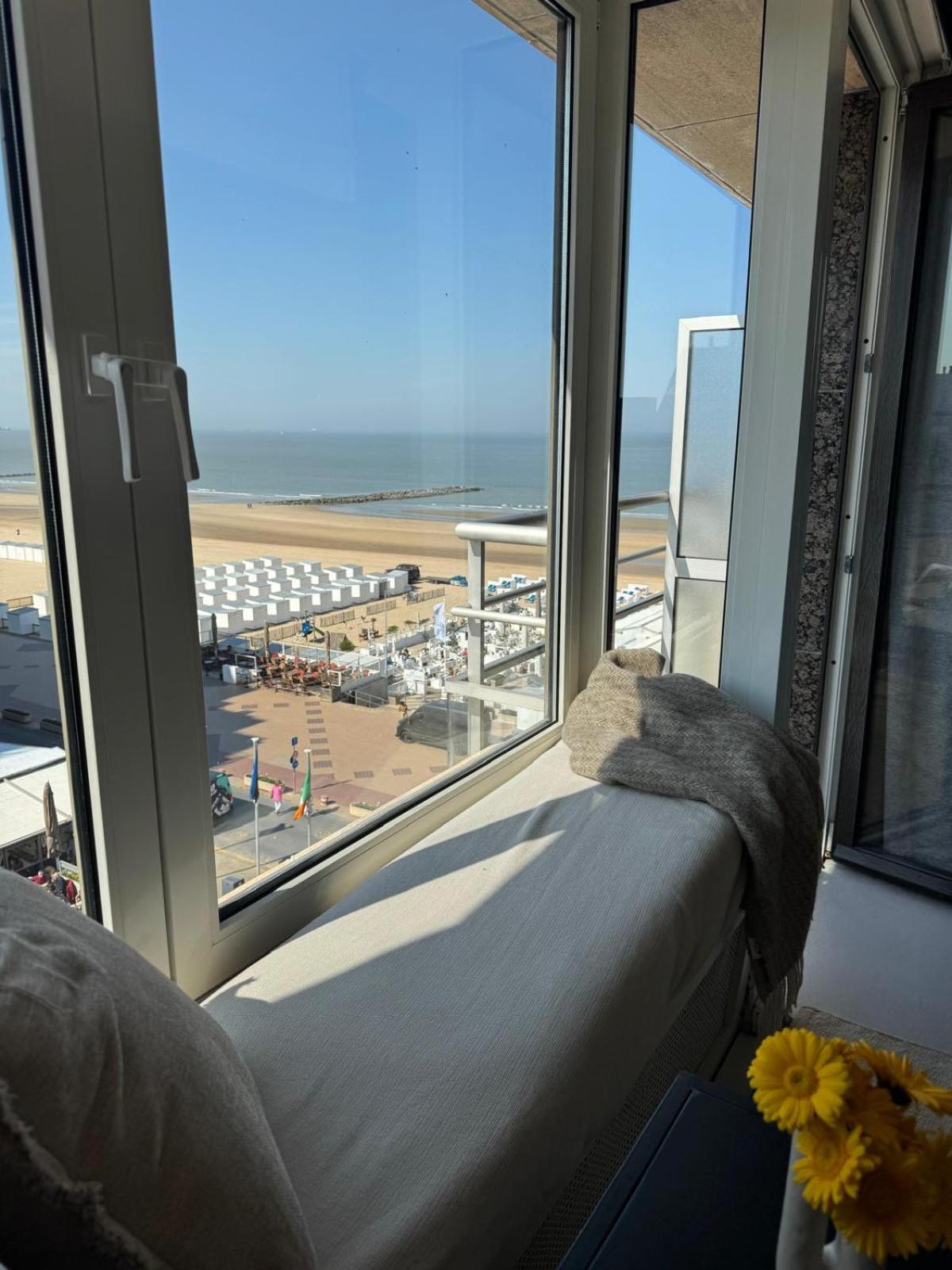 Luxe Studio/Suite Met Zeezicht En Volle Zon 克诺克－海斯特 外观 照片
